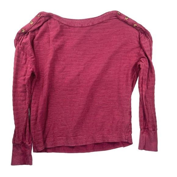 Anthropologie Cranberry Boat Neck Long Sleeve In Size S - Picture 1 of 4